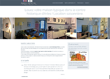 création site web de location saisonnière meublée